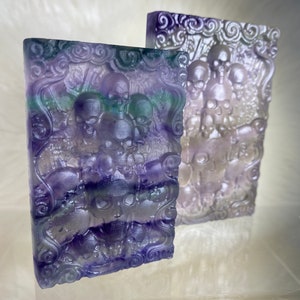 Fluorite Skull Carvings