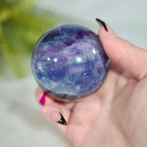 Blue Fluorite Sphere (2)