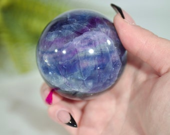 Blue Fluorite Sphere (2)