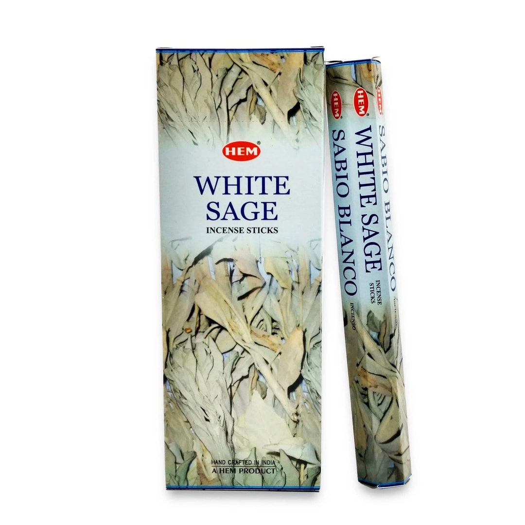 Hem White Sage 20 Incense Sticks per inner box (6/box) NEW1020 main image 0