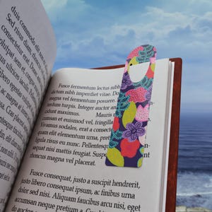 Juste fantaisiste : marque-page floral coloré pour les amateurs de lecture, cadeau de lecture, livresque,