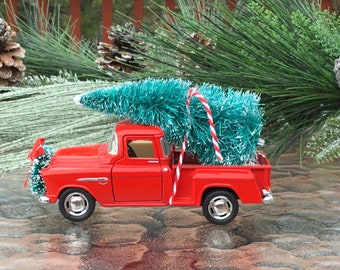 Vintage Pickup Truck~Red Vintage Truck~Little Red Truck~Toy Christmas Truck~Vintage Truck Christmas~Nostalgic Christmas~Nostalgic Gifts