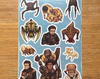 Half Life Xen Fauna Stickers