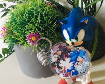 Sonic & Shadow 3” Charm