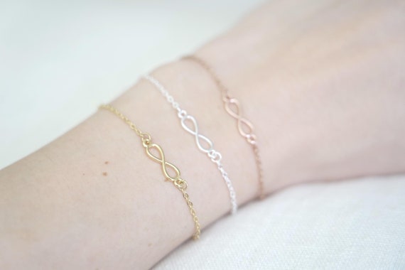 Pulsera Plata Niña Comunion Perlas Cultivadas Pulsera Infinito De Plata De Ley 925 Chapada En Pulseras Comunion