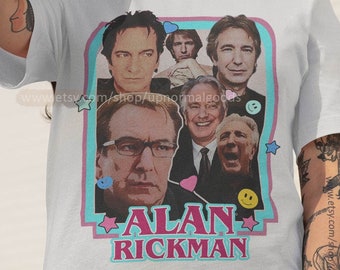 Alan Rickman Photo Collage T-Shirt 