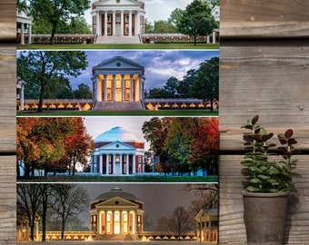 UVA Rotunda Four Seasons Metal Print | University of Virginia Art | UVA Graduation, Grad, and Christmas Gift