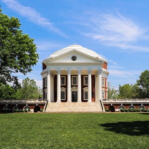 Darden Grad Gift 5x7 Matted Photo UVA Christmas Gift UVA Darden School of Business Sunset Picture University of Virginia Print