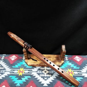 Key of A 432hz Flat Top Cedar Native American Style Flute