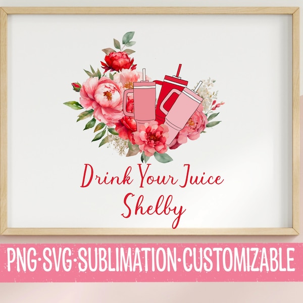 Drink Your Juice Shelby Etsy