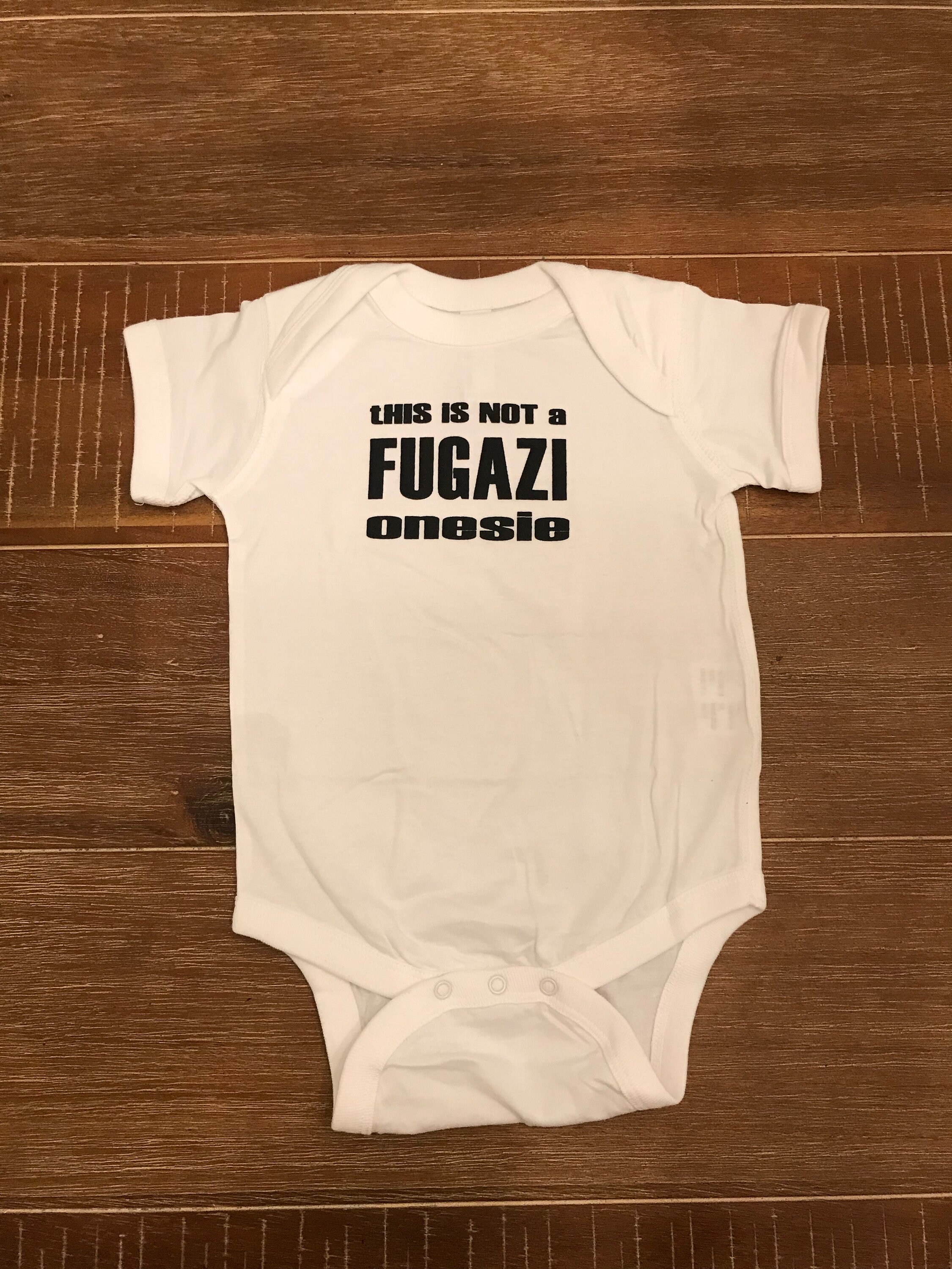 BLacK not a fugazi toddler t shirt FREE SHIPPING