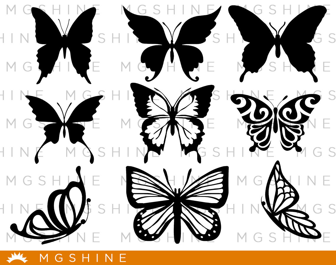 Free Free 92 Cricut Silhouette Simple Butterfly Svg SVG PNG EPS DXF File