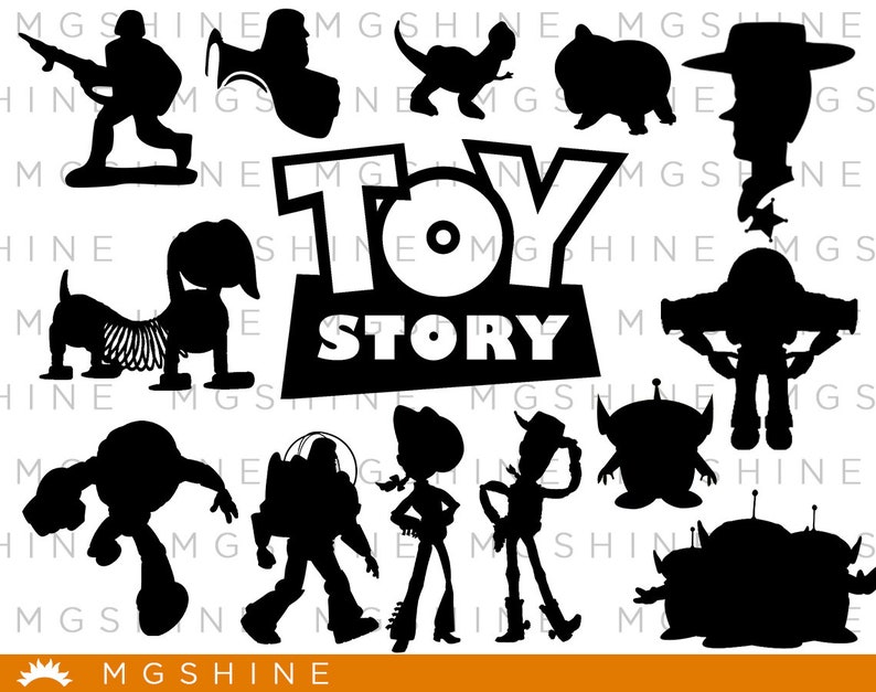 Download Toy Story SVG for Cricut Silhouette Toy Story silhouette | Etsy