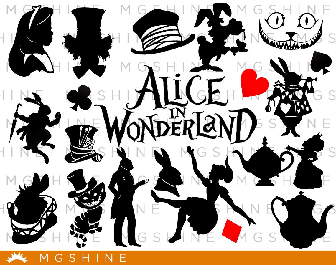 Download Alice in Wonderland SVG for Cricut Silhouette Alice in | Etsy