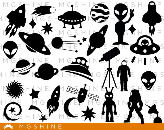 Download Space Svg Cutting Files For Cricut And Silhouette Cameo Etsy
