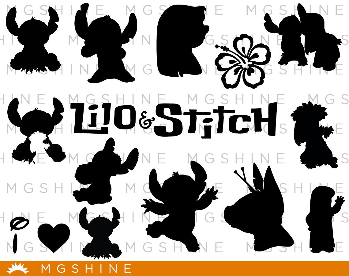 Download Lilo and Stitch SVG for Cricut Silhouette Lilo and Stitch ...