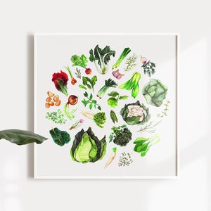 Watercolour Vegetable journaling kit, snail mail kit, diy inspiration kit, scrapbooking, Paper scrap pack, scrapbook paper, craft pack, junk