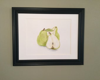 Pears watercolor