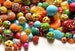 Cirque 30pc Bead Mix, Vibrant colors, lots of Bohos, Pave, Glass, Resin BM317 