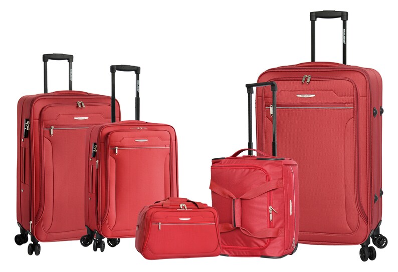 Madisson Soft Shell Cabin Suitcase Expendable 4 Wheels Luggage Trolley