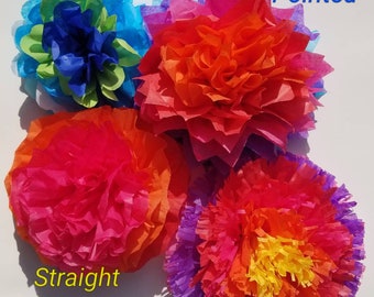 30 Fiesta flowers party pack Fiesta tissue paper flowers,Mexican Christmas/Navidad flowers, BabyShower,Birthday,Wedding shower, Quincenera.