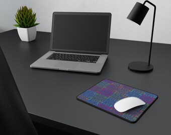 Blue/Azul mexican Non-Slip Mouse Pads, Spanish computer accessory, Office/Study room desk.