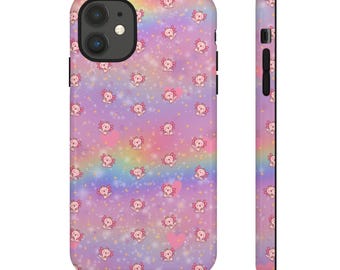 Kawaii Flower Rainbow Phone Case | Tough Case