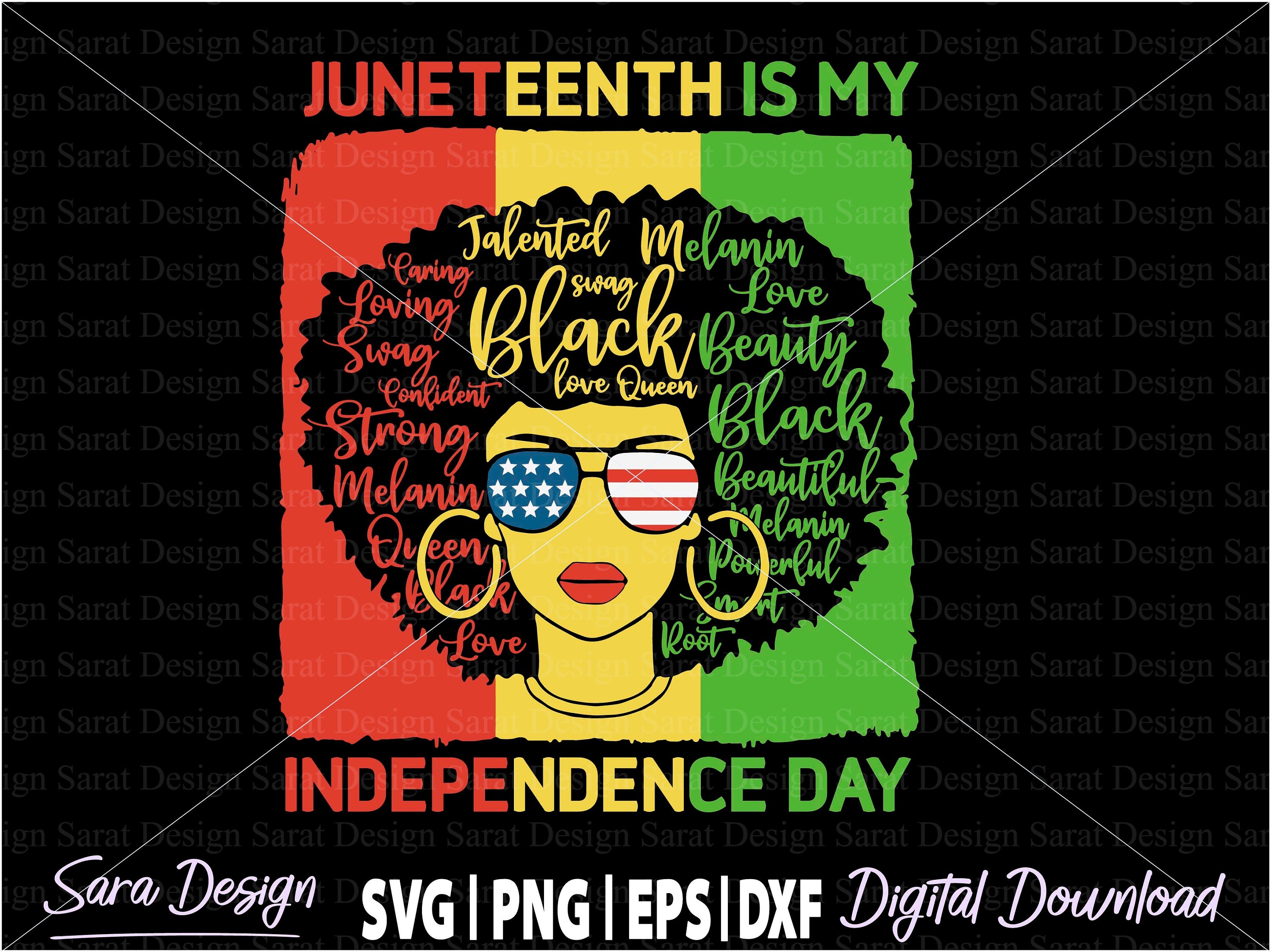 juneteenth is my independence day svg / juneteenth svg for cricutAfro…