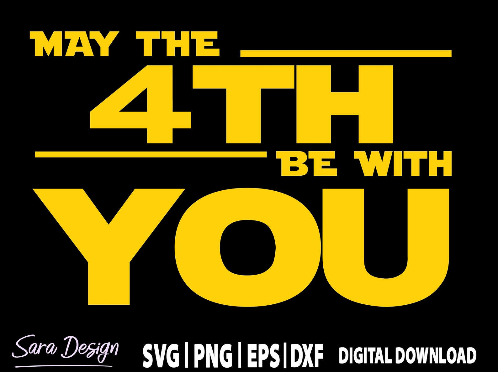 May The Fourth Be With You SVG May The Fourth Be With You | Etsy