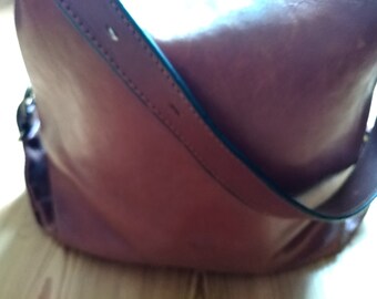 French Leather Vintage Handbag (Katana)