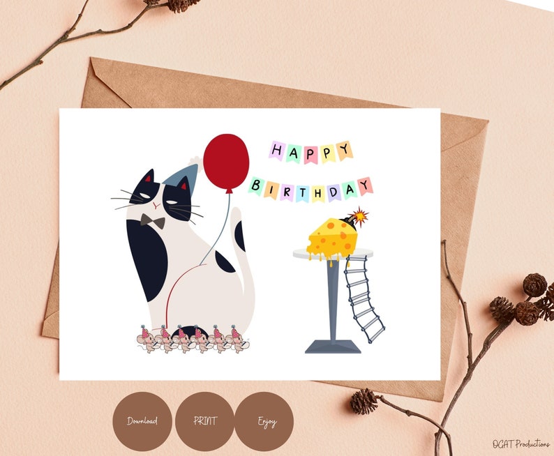 Funny Friend Happy Birthday Card Printable Greeting Card - Etsy