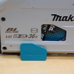 Arbor Cover for a Makita 36V Cordless Track Saw | Works with 18V (x2) XPS01 Line, and others with similar openings.
