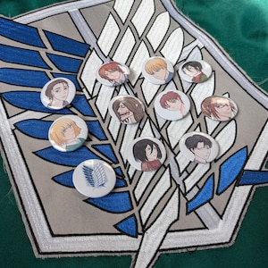 Attack on Titan Badges