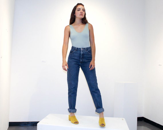 Vintage High Waisted Thick Denim Gap Jeans - image 4