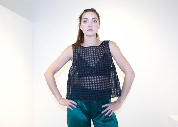 Vintage Geometric Sheer Tank - image 6