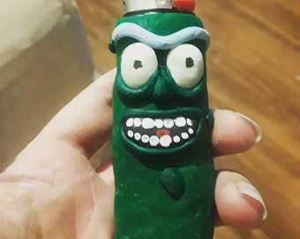 Pickle rick lighter cover