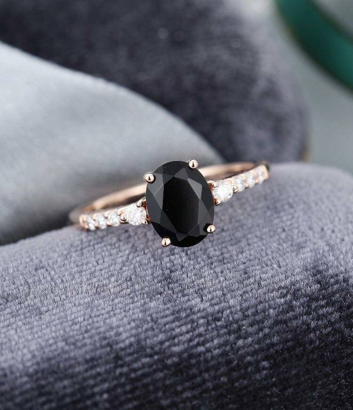 2.50 Ct Black Emerald Engagement Ring 14K Yellow Gold Emerald | Etsy