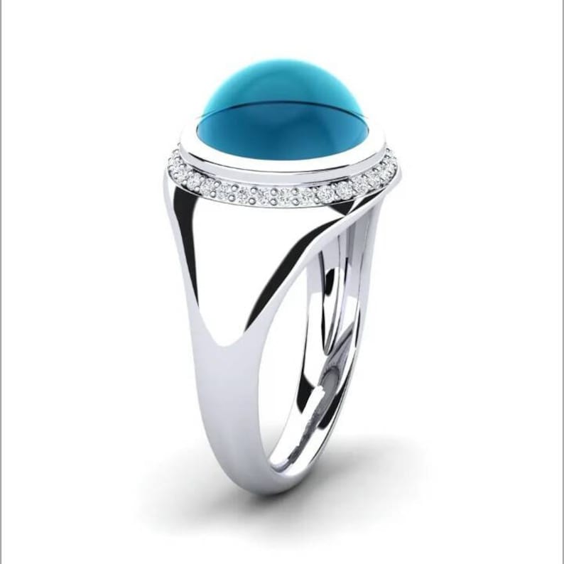 Solid 925 sterling silver London Blue Topaz Gemstone Zircon Halo Men/'s wedding engagement Anniversary Groom proposal Ring A father/'s dayGift