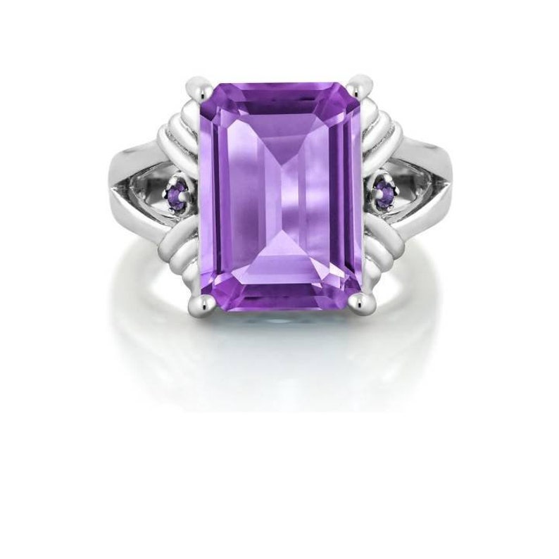 Amethyst Gemstone solid 925 sterling silver women/'s /& Girls proposal promise anniversary engagement wedding ring Jewellery.