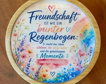 Motivations-Untersetzer | Geschenk für Tochter Sohn | Mutmacher Geschenk | Positive Affirmation | Handgemacht| Mann/Frau| Freundschaft