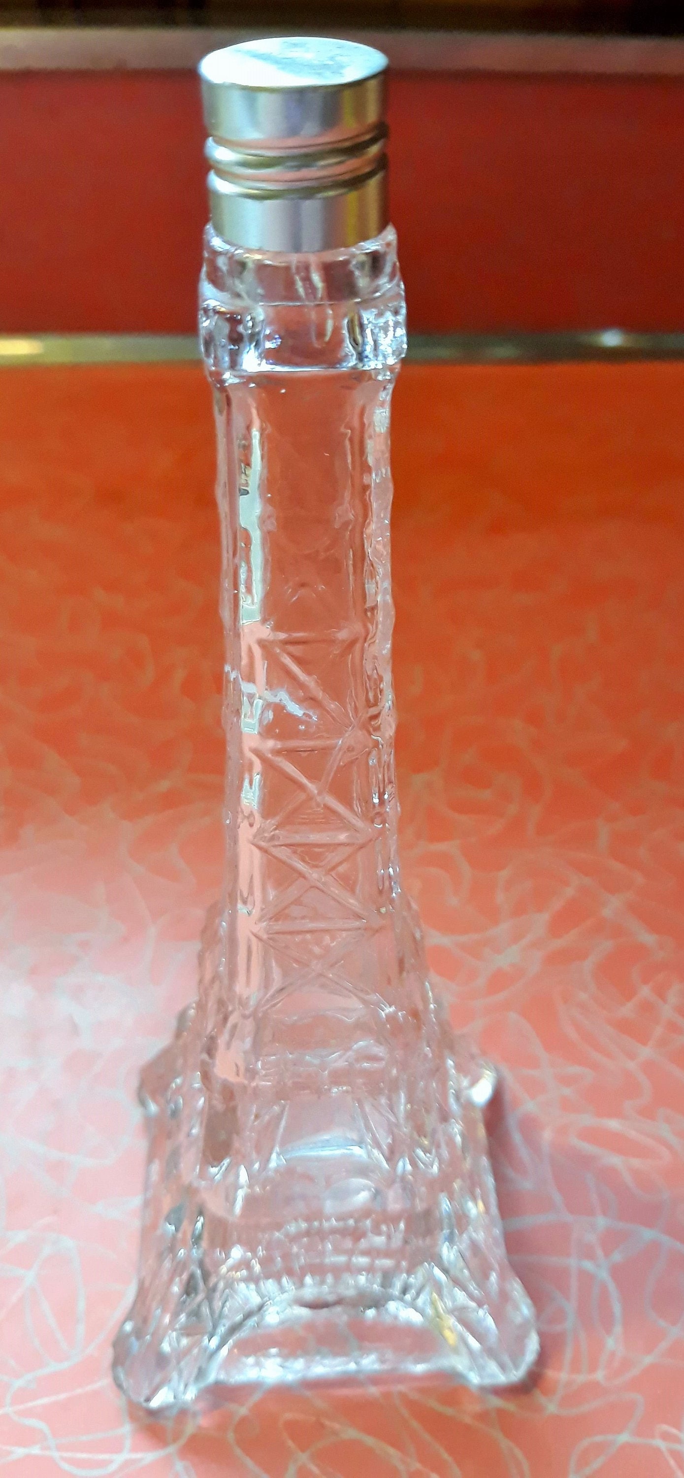 Vintage Eiffel Tower glass perfume bottle Etsy
