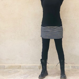 Mini Skirt, Leggings Skirt, Women Skirt, Cover Up Skirt, Striped Skirt, Yoga Skirt, High Waist Skirt, Yoga Wear, Workout Clothing, Layering