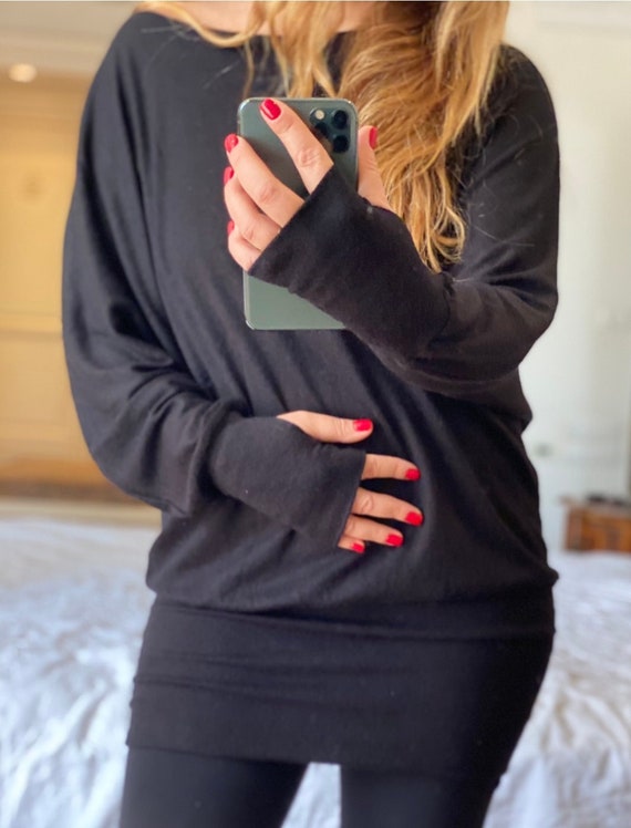 Leichter Strick Slouchy Oversized Loose Sweater, Off Shoulder