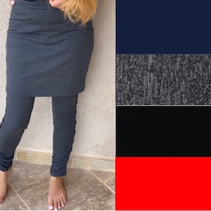 Gray Skirt, High Waist Skirt, Tummy Control Skirt, Shirt Extender,  Tube Skirt for Women, Cover Up Mini Skirt, Layering Skirt, Yoga Skirt