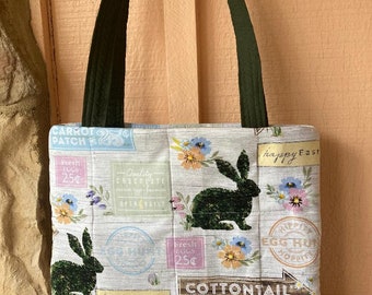 Easter's Quilted Tote Bag