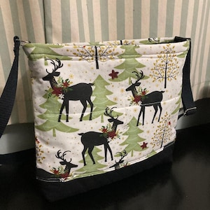 Christmas Quilted Crossbody Bag