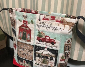 QWERDF Merry Christmas Font Christmas,Women Genuine Nanoprint Handle Shoulder Purse Crossbody Bag QWERDF Merry Christmas Font Christmas,Women Genuine Nanoprint Handle Shoulder Purse Crossbody Bag