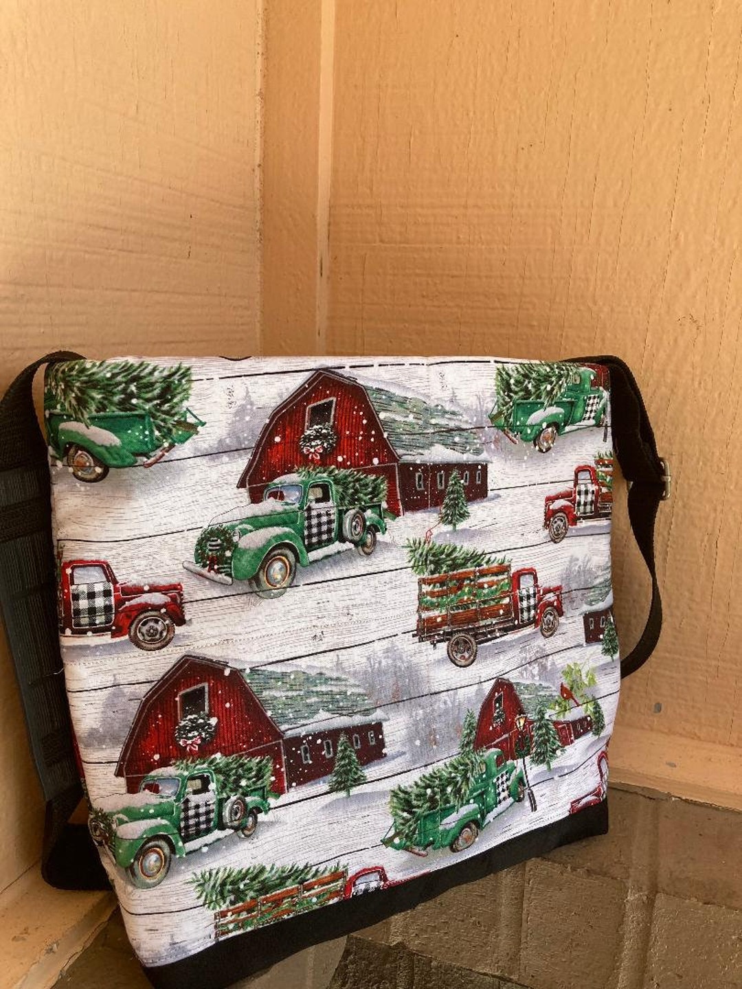 Christmas Quilted Crossbody Bag - Etsy