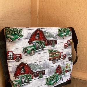 Christmas Quilted Crossbody Bag