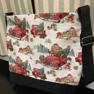 Christmas Quilted Crossbody Bag